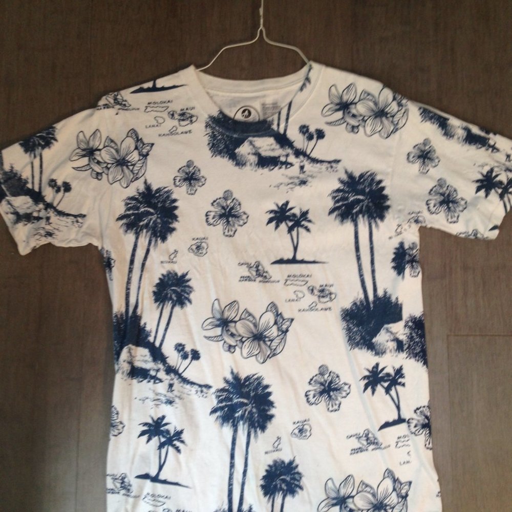 Hawaiian print T-shirt